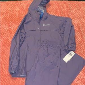 Columbia rain suit